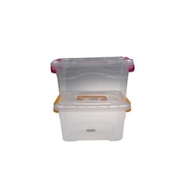 Κουτί Αποθήκευσης Silar από Πλαστικό 5.5 lt Υ13x24x18.5 cm - Διάφανο
