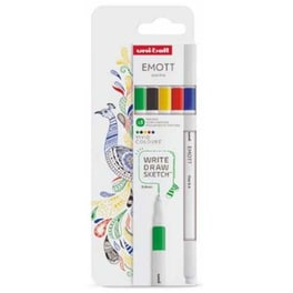 Μαρκαδόρος Σχεδίου Uni Vivid Emott 0.4mm (5 Τεμάχια)