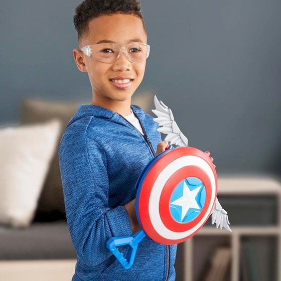 Nerf Εκτοξευτής Marvel Studios Captain America Brave New World: Skyshot Blaster (F9302) image 6