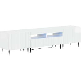 Έπιπλο Τηλεόρασης VidaXL με LED 5 τμχ 178 x 35 x 43 cm - Γυαλιστερό Λευκό