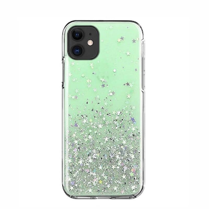 WOZINSKY Θήκη Apple iPhone 12 Mini - Wozinsky Star Glitter Shining Cover - Green