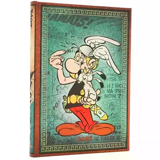 Ημερολόγιο Εβδομαδιαίο Paperblanks 2026 Midi Asterix The Gaul image 0