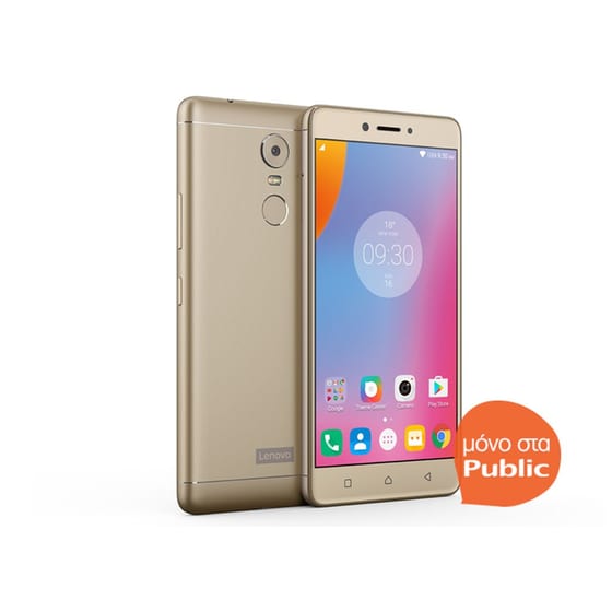Lenovo K6 Note 32GB Χρυσό Dual Sim Smartphone image 0