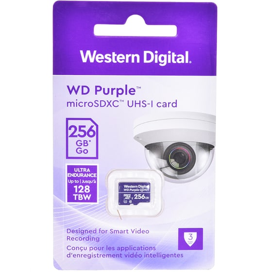 Western Digital Purple microSDXC 256GB Class 10 U1 image 1