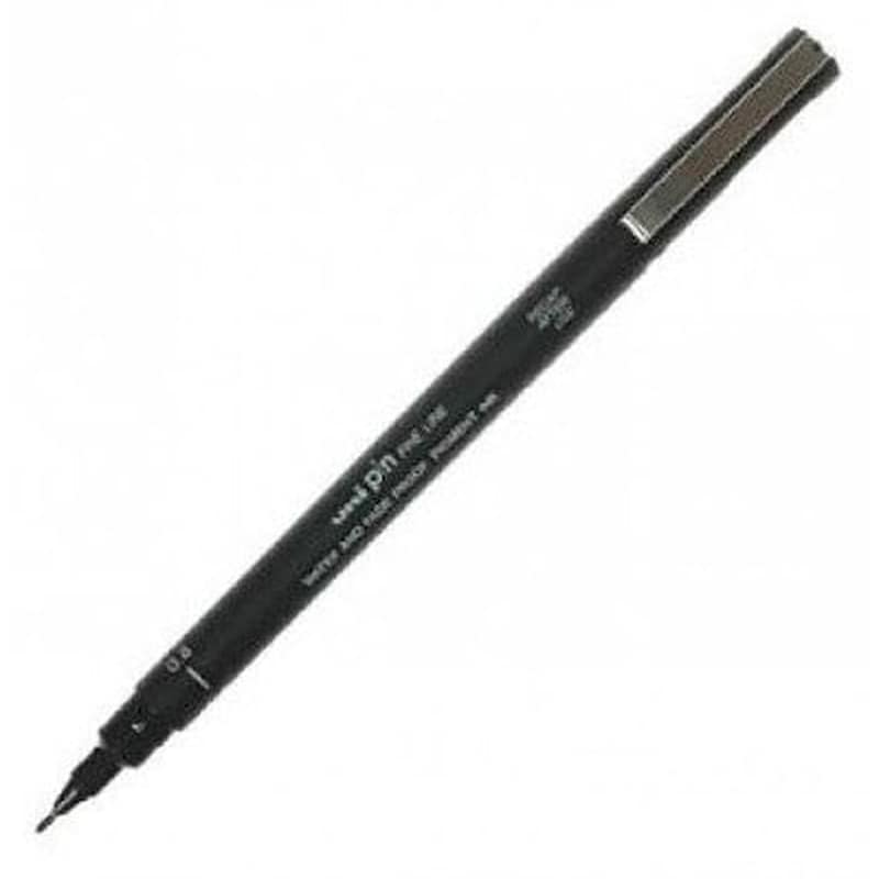 UNI Uni Μαρκαδόρος Λεπτής Γραφής 0.8mm Fineliner Black