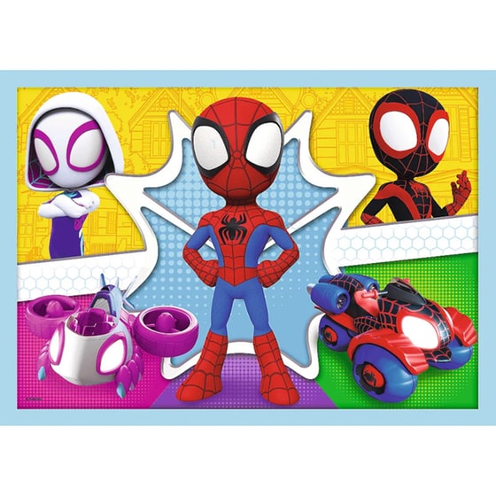 Παιδικό Σετ Παζλ Trefl Spideys World (12/15/20/24 Κομμάτια) image 1