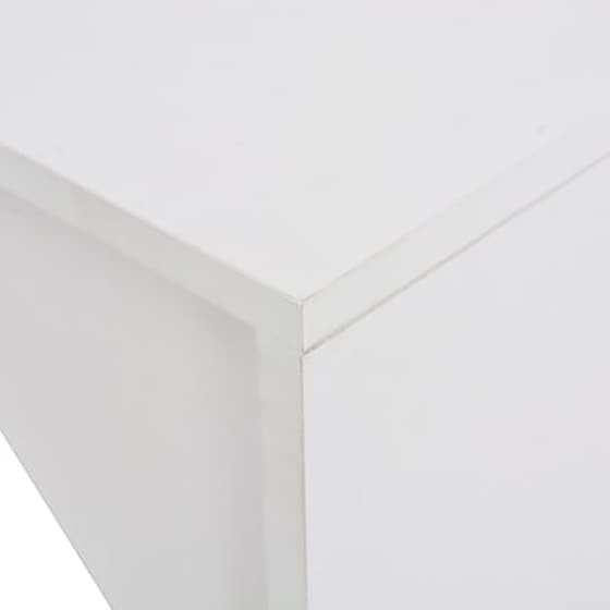 Vidaxl Τραπέζι Μπαρ Με Ραφιέρα Λευκό 115 X 59 X 200 Εκ. image 5