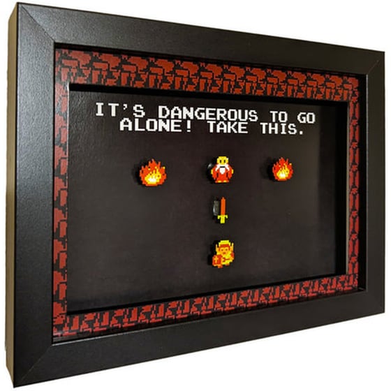 Διακοσμητικό Κάδρο Gaming  -  The Legend Of Zelda 1986 image 0