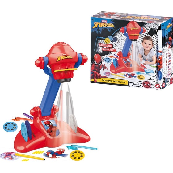 Παιχνιδολαμπάδα Προτζέκτορας Ζωγραφικής Spiderman image 1