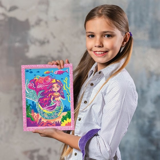 As Company Σετ Ζωγραφικής Paint & Frame Ζωγραφίζω Με Αριθμούς Mythical Mermaid image 8