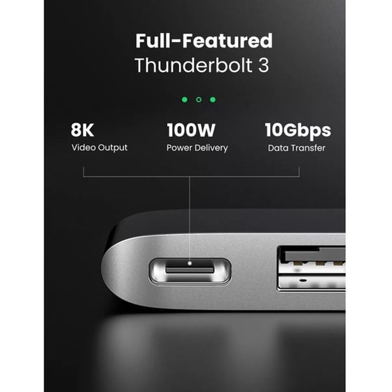 Ugreen CM251 USB Hub Adapter 6 σε 1 συμβατό με USB-C για Macbook Air / Pro image 1