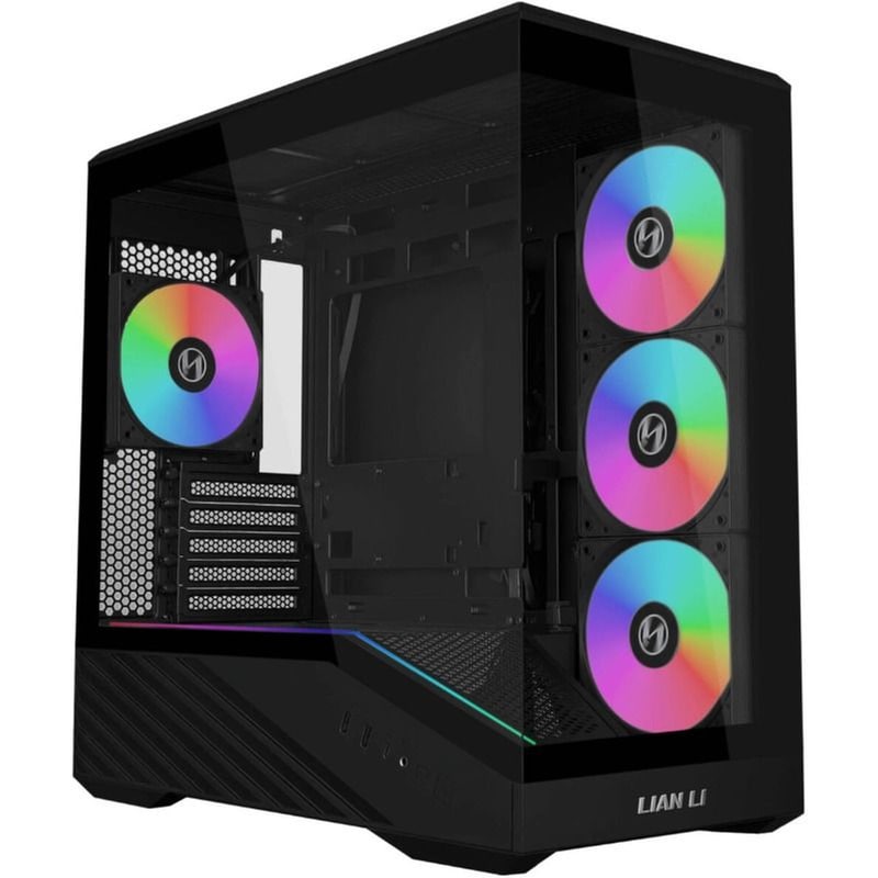 Lian Li Vector V100R Mini Gaming Mini Tower Κουτί Υπολογιστή Μαύρο