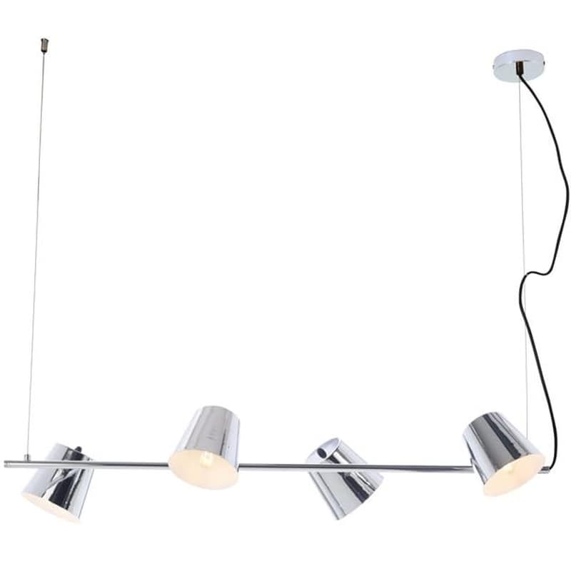 ACA DECOR Φωτιστικό Οροφής Πολύφωτο Aca Decor Ayran Ef27p4102ch Μεταλλικό - Ασημί