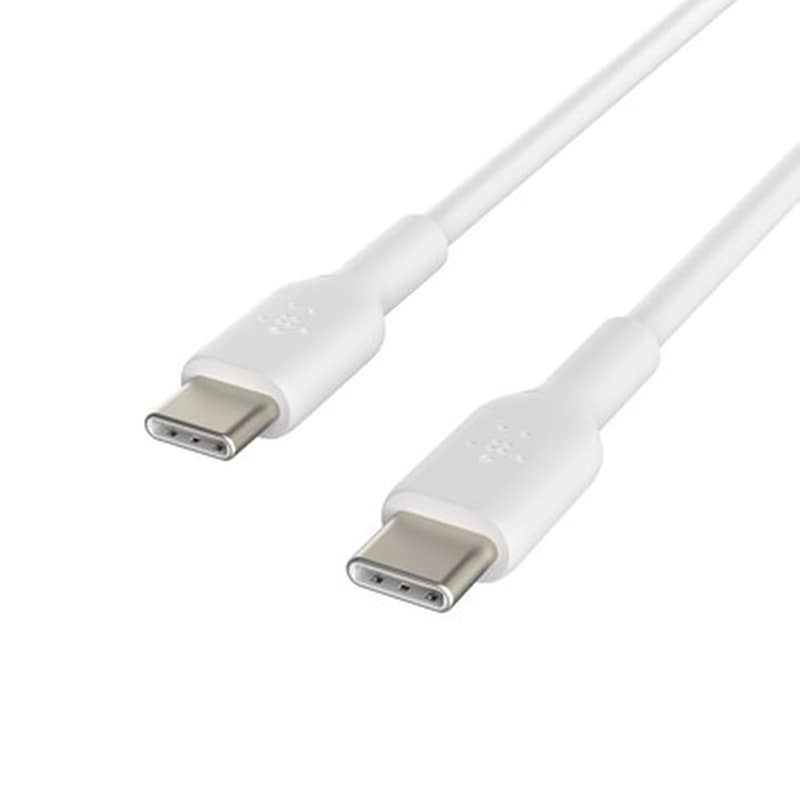 BELKIN Καλώδιο δεδομένων Belkin Cab003bt1mwh Usb-C to Usb-C 1m - White