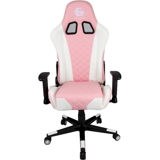 Gaming Καρέκλα Gembird GC-03-PW από Τεχνητό Δέρμα - Λευκό/ Ροζ image 8
