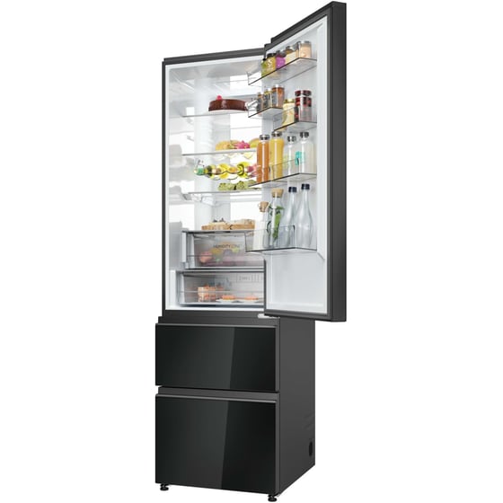 HAIER HTW7620DNGB Total No Frost 414 Lt Μαύρο Ψυγειοκαταψύκτης image 5