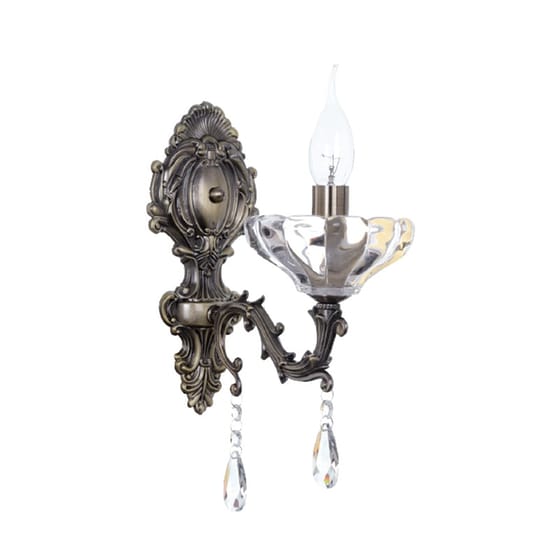 Απλίκα Τοίχου Aca Sarto Tnk854531w Μεταλλική 13x24x35 cm - Μπρονζέ image 0