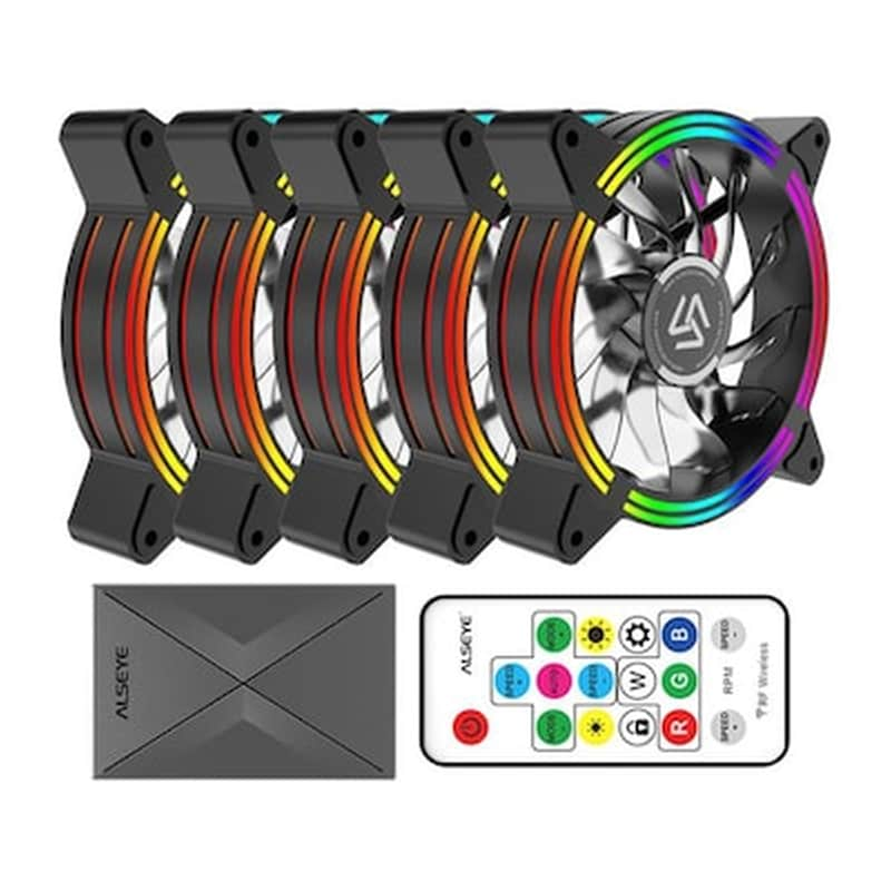 ALSEYE Case Cooler 12cm Rgb-fan X5 Kit Alseye Halo 4.0