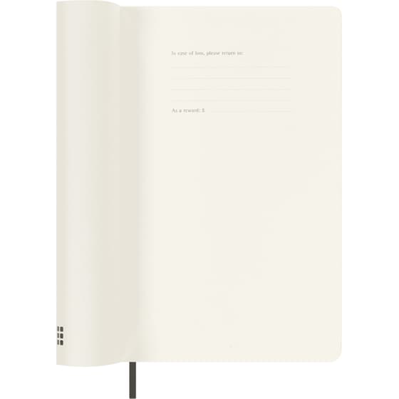 Ημερολόγιο Εβδομαδιαίο Moleskine 2024 12Μ L Black Μαλακό image 2
