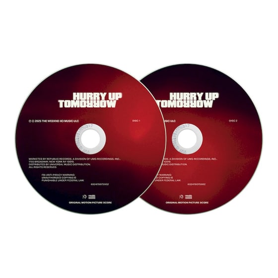 Hurry Up Tomorrow (Original Motion Picture Score) (2CD) image 2