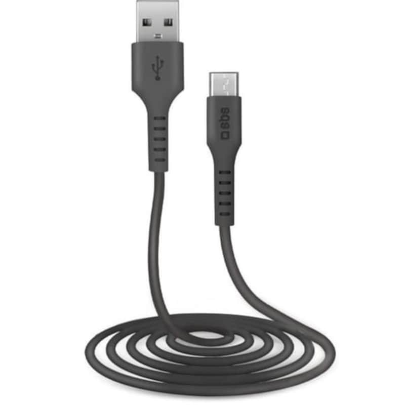 Καλώδιο δεδομένων Sbs Usb to microUSB 2m - Black