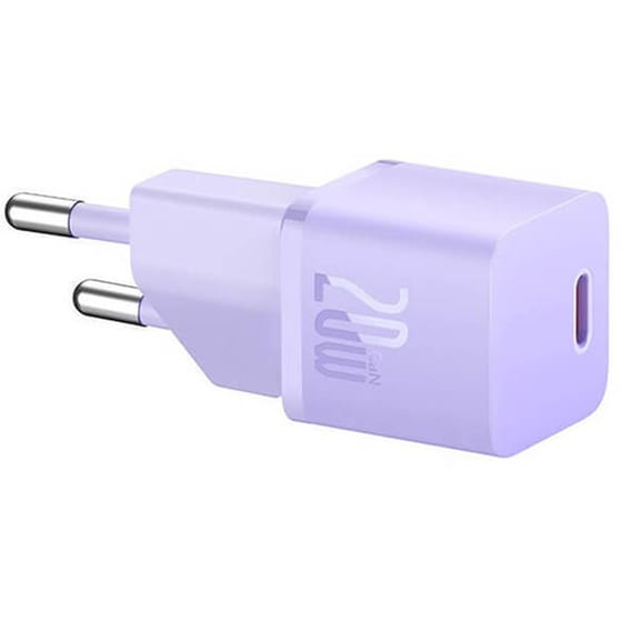 Φορτιστής Πρίζας Baseus 20W - Purple (EU) image 2