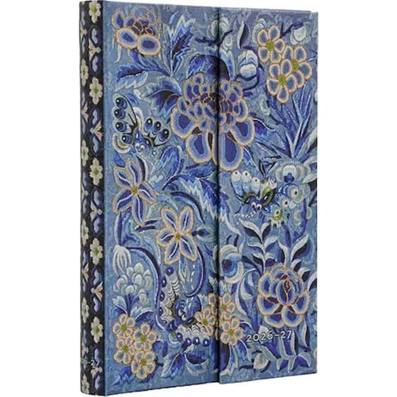 Ημερολόγιο Εβδομαδιαίο 2027 Paperblanks 18Μ Mini Hardcover Blue Willow image 0