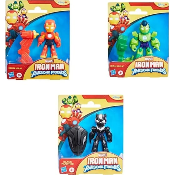 Hasbro Φιγούρα Marvel Iron Man & His Awesome Friends 1 Τμχ - Τυχαία Επιλογή Σχεδίου image 0