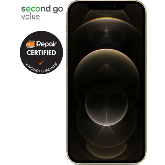 Μεταχειρισμένο Apple iPhone 12 Pro Max 128GB Gold second go value Certified by iRepair image 1