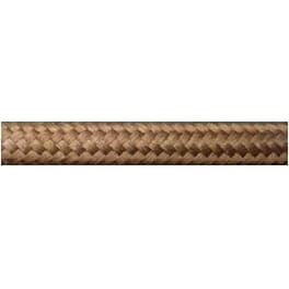 Καλώδιο Ρεύματος Eurolamp 147-13305 Υφασμάτινο Κορδόνι 2x0.75mm² 10m - Καφέ