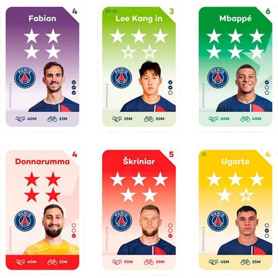 Paris Saint Germain Player Cards 2023/24 Επέκταση (Superclub) image 1