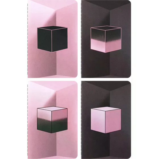 Σημειωματάριο Moleskine Plain&nbsp;Cahier&nbsp;Pocket&nbsp;Blackpink image 0