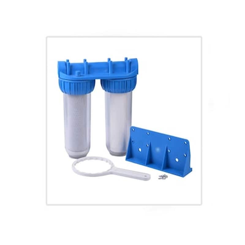 QWATERFILTERS Διπλό Φίλτρο Κεντρικής Παροχής 10 (1/2) Qbr10b2