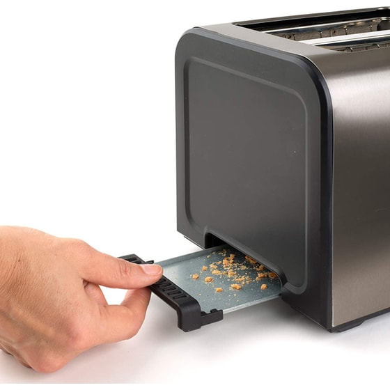 Φρυγανιέρα BLACK & DECKER ES9600090B 2 Θέσεων 900W Inox image 4