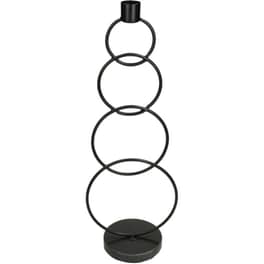 Κηροπήγιο ArteLibre Μαύρο Μεταλλικό 13 x 8.5 x 35 cm