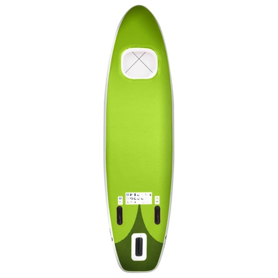 Φουσκωτή Σανίδα SUP VidaXL 300x75 cm - Πράσινη image 3