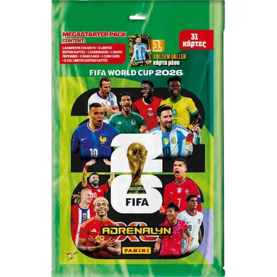 Panini Κάρτες Fifa 365 2026 Adrenalyn XL Mega Starter Pack (PA.AL.WC.226) image 0