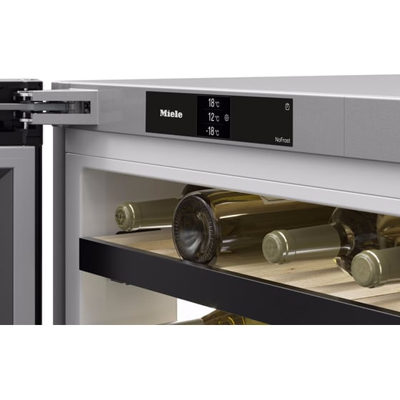 MIELE KWNS 4784DE για 229 Μπουκάλια Ασημί Συντηρητής Κρασιών image 6
