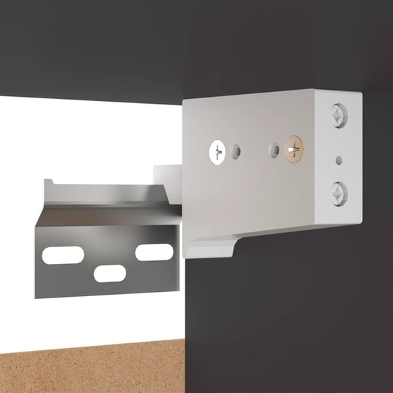 Έπιπλα Τηλεόρασης VidaXL από Μοριοσανίδα 2 Τμχ 30.5x30x60cm - Γκρι image 9