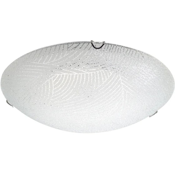Φωτιστικό Πλαφονιέρα Aca Decor Force Dl08140 Γυάλινο - Λευκό image 0
