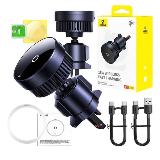 Βάση Στήριξης Αυτοκινήτου Baseus MagPro Qi2 15W - Black image 8