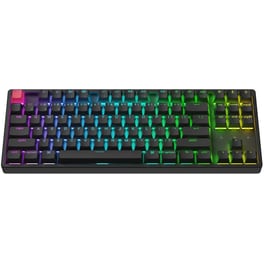 Keychron K8 V2 K8X-J4 Ασύρματο Gaming Μηχανικό Πληκτρολόγιο Tenkeyless με Keychron Super Banana διακόπτες και RGB φωτισμό (Αγγλικό US) Aluminum Frame