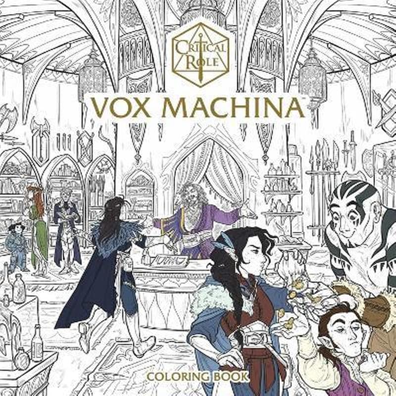 Critical Role: Vox Machina Coloring Book