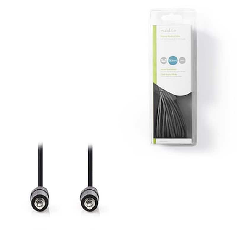 Καλώδιο 3,5mm Nedis Stereo Cagb22000bk100 Male To Male 10m Black