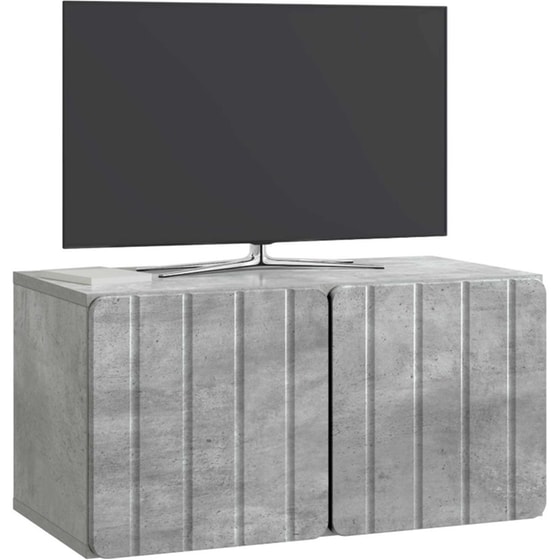 Επιτοίχιο Έπιπλο Τηλεόρασης VidaXL 59.5x31x30 cm - Γκρι image 2
