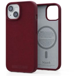 Θήκη Apple iPhone 15 Plus - Njord Suede MagSafe Case - Red