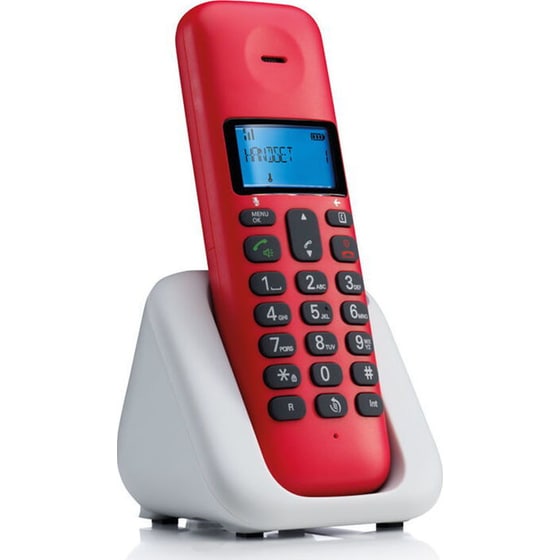 Ασύρματο Τηλέφωνο Motorola T301 - Κόκκινο image 2