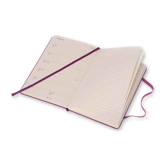 Moleskine Ημερολόγιο - Σημειωματάριο 12μηνο 2017 Εβδομαδιαίο Hard Cover Pocket Grape Βιολετί image 1