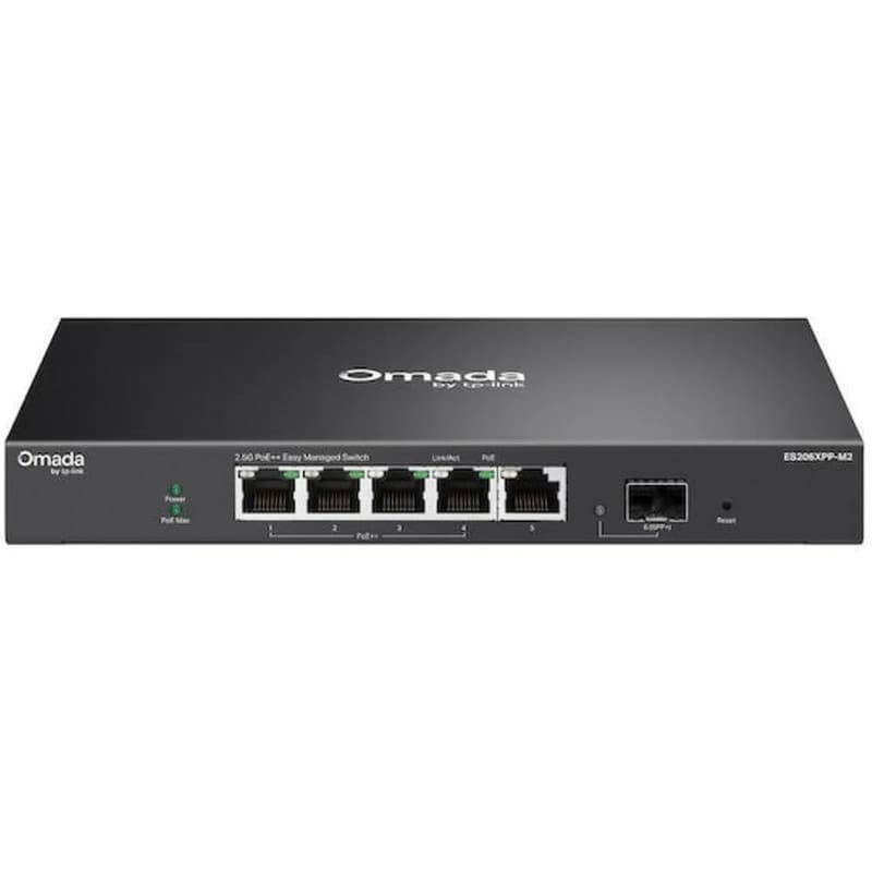 TP-Link ES206XPP-M2 Network Switch Managed L2 Gigabit Ethernet (1000 Mbps)