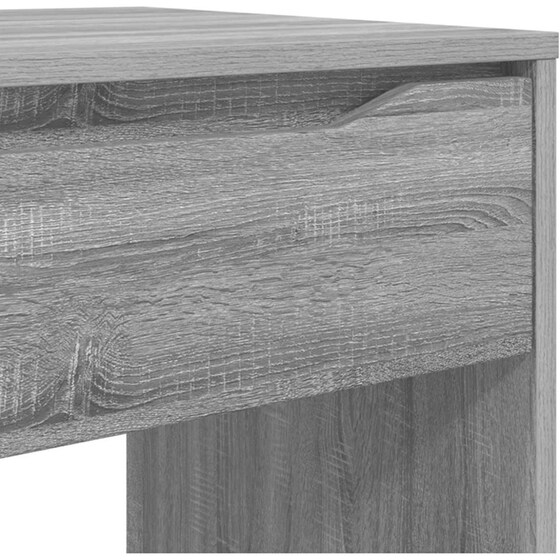 Γραφείο VidaXL με Συρτάρι και Αποθήκευση 100x50x78 cm - Γκρι Sonoma image 9
